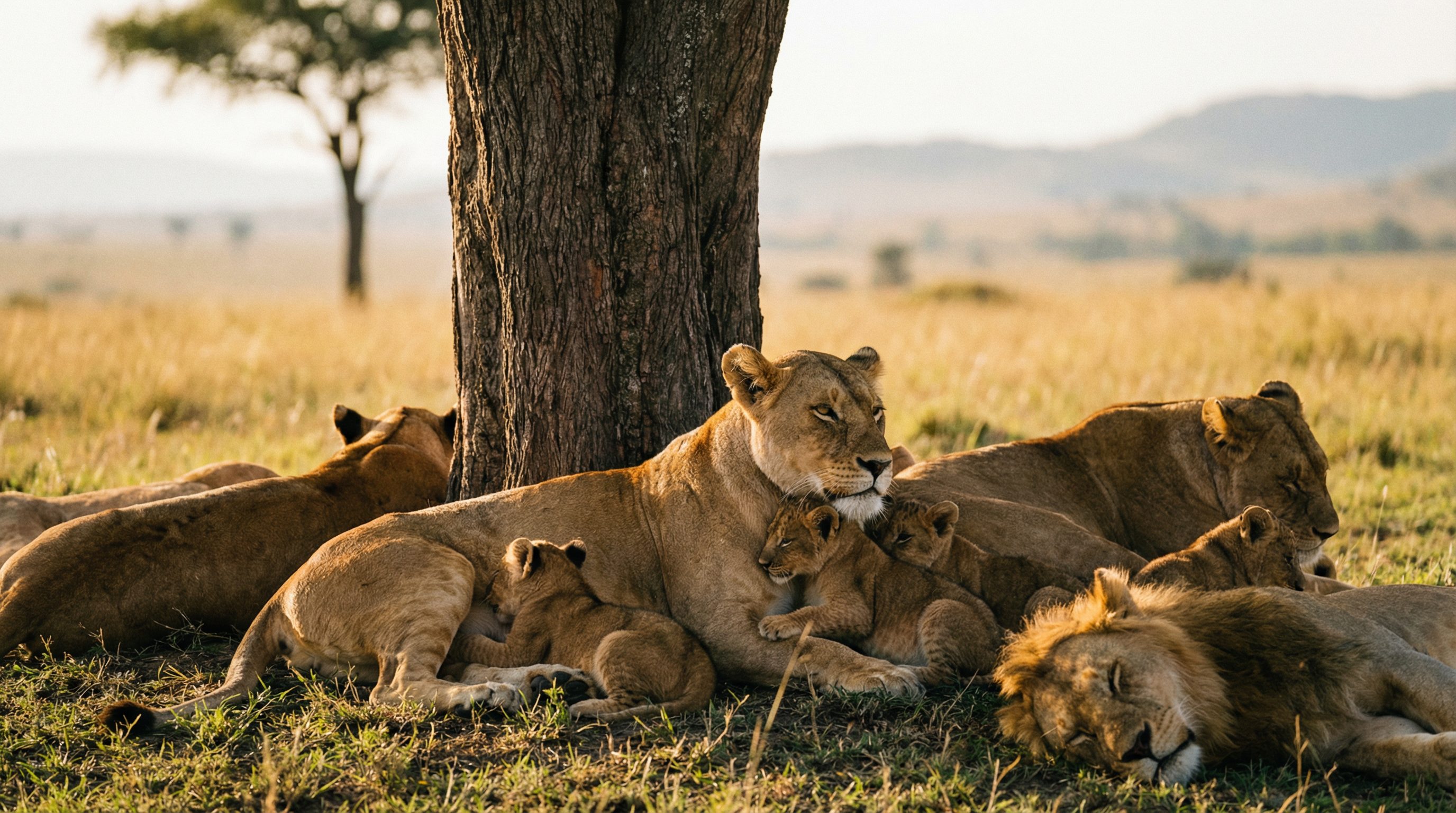 抖阴视频：非洲狮群纪录片